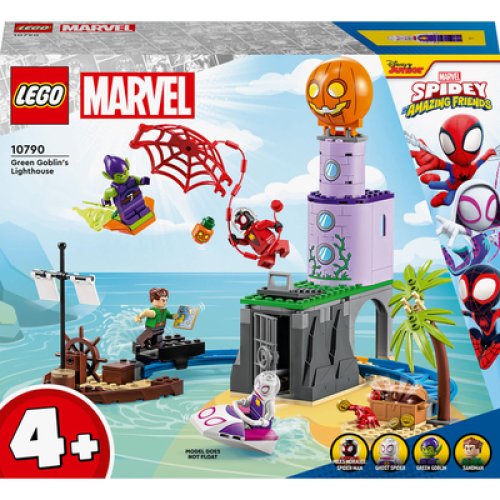 Конструктор Lego Marvel Команда Паука на маяке Зеленого Гоблина, 149 деталей 10790