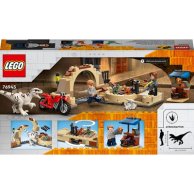 LEGO Jurassic World Преследование атроцираптора на мотоцикле 76945