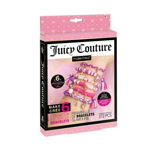 Мини-набор для создания шарм-браслетов Make it Real Juicy Couture Гламурные браслеты MR4438