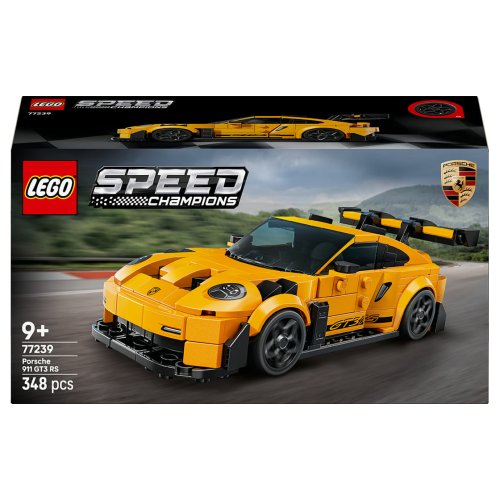 Конструктор Lego Speed Champions Суперкар Porsche 911 GT3 RS, 348 деталей 77239