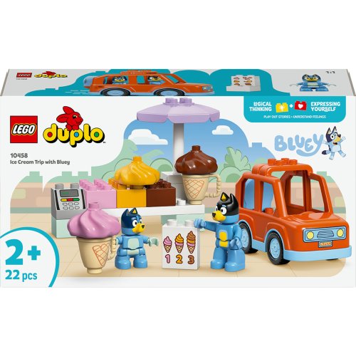 Конструктор Lego Duplo Bluey Путешествие с мороженым из Блуи, 22 детали 10458