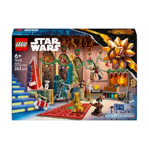 Адвент-календарь Lego Advent Star Wars 2025, 263 детали 75418