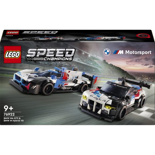 Конструктор Lego Speed Champions Автомобили для гонки BMW M4 GT3 и BMW M Hybrid V8, 676 д. 76922