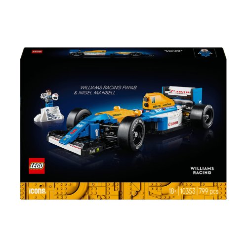 Конструктор Lego Icons Williams Racing FW14B и Найджел Мэнселл, 799 деталей 10353
