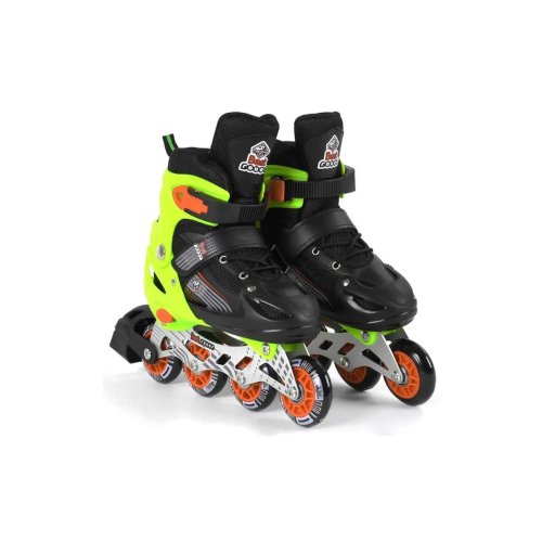 Детские ролики Best Roller колеса с подсветкой, р.30-33, салатовые 50034-S.