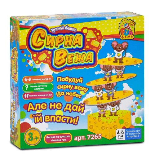Настольная игра 4FUN Game Club Сырная башня 7265
