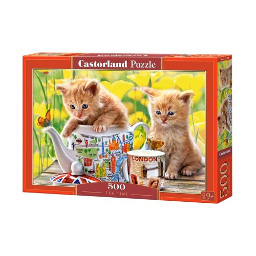 Пазлы Castorland 500 эл. Время чаепития (котята) (B-52356)