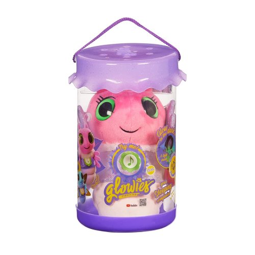 Интерактивная мягкая игрушка Glowies Розовый Светлячок GW001