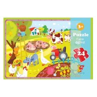 Пазлы ТМ "F-Toys" из серии "Ферма", 24 эл (FA03)