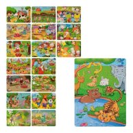 Деревянная игрушка Пазлы (MD2735)