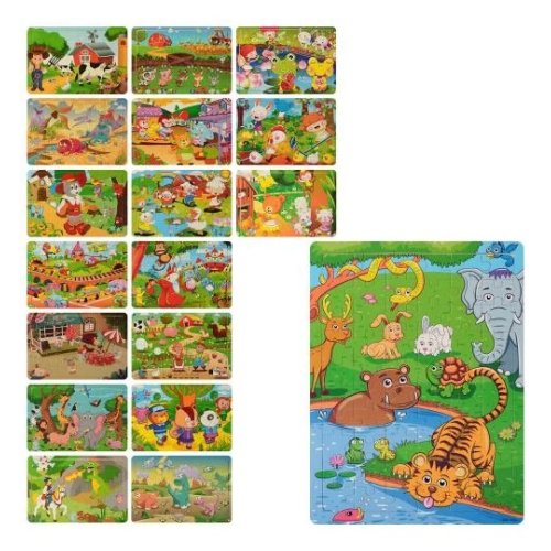 Деревянная игрушка Пазлы (MD2735)