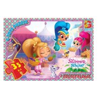 Пазлы ТМ "G-Toys" из серии "Шиммер и Шайн", 35 эл.