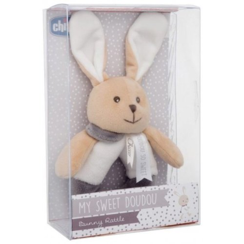 Игрушка-погремушка Chicco Зайчонок Dou Dou 09616.00