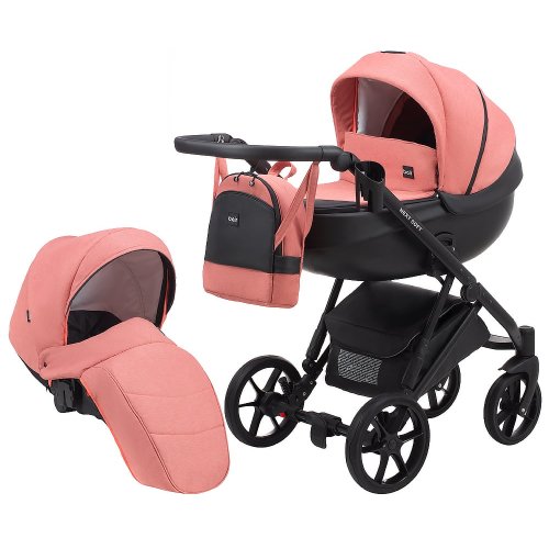 Коляска 2 в 1 Bair Next Soft Коралловый 6 (625268)