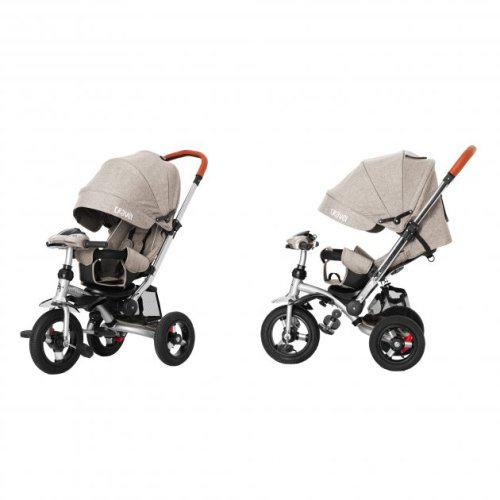 Велосипед трехколесный TILLY TRAVEL T-387/1 Бежевый лен