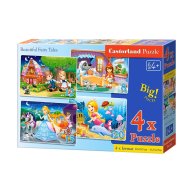 Пазлы Castorland 4х1(8,12,15,20) Красивые сказки (B-041008)