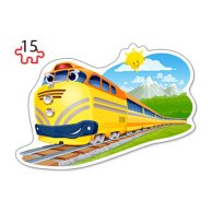 Пазлы Castorland 4х1(8,12,15,20) "Забавные паровозики"