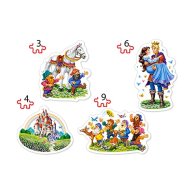 Пазлы Castorland 4х1(3,4,6,9) Белоснежка (B-005109)