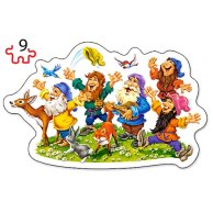 Пазлы Castorland 4х1(3,4,6,9) Белоснежка (B-005109)