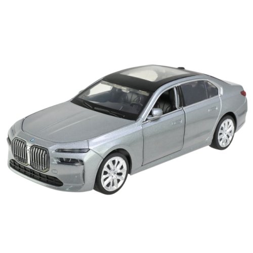 Металлическая машинка Автопром BMW I7 с открывающимися элементами 1:24 68283A