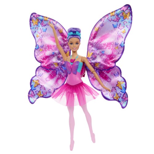 Кукла-бабочка Mattel Barbie Dreamtopia Волшебные крылышки Барби Дримтопия HXJ10