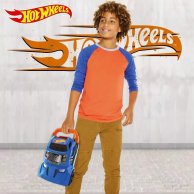 Портативный трек-контейнер Mattel с 4 параллельными дорожками Hot Wheels HWCC14