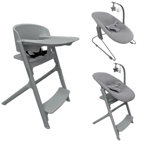 Стульчик для кормления Carrello 3 в 1 Sidney+ CRL-8405/1 Stone Grey