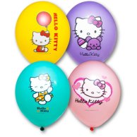 Гелиевый Шарик латексный с рисунком hello kitty 14" (1103-1090)