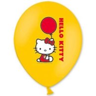 Гелиевый Шарик латексный с рисунком hello kitty 14" (1103-1090)