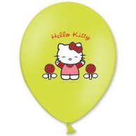 Гелиевый Шарик латексный с рисунком hello kitty 14" (1103-1090)