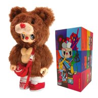 Коллекционная мягкая игрушка-сюрприз Pop Top Rebel Bear Find A Bag Кул Бой CSRB005