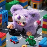 Коллекционная мягкая игрушка-сюрприз Pop Top Rebel Bear Find A Bag Кул Бой CSRB005