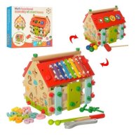 Деревянная игрушка Центр развивающий домик (MD 2087)
