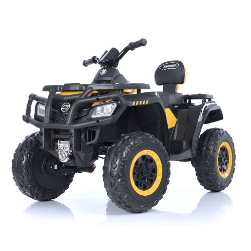 Детский электромобиль Bambi Квадроцикл черно-желтый M 4868EL-2-6
