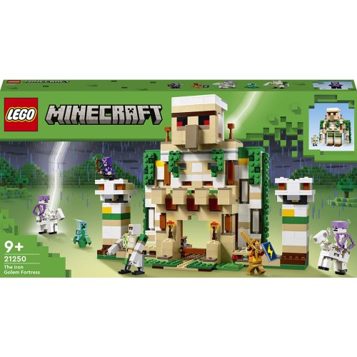 Конструктор Lego Minecraft Крепость Железного голема, 868 деталей 21250