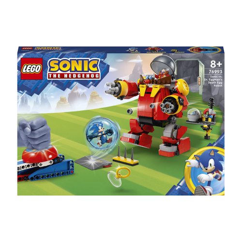 Конструктор Lego Sonic the Hedgehog Соник против смертельного робота-яйца Эгмана, 615 дет. 76993