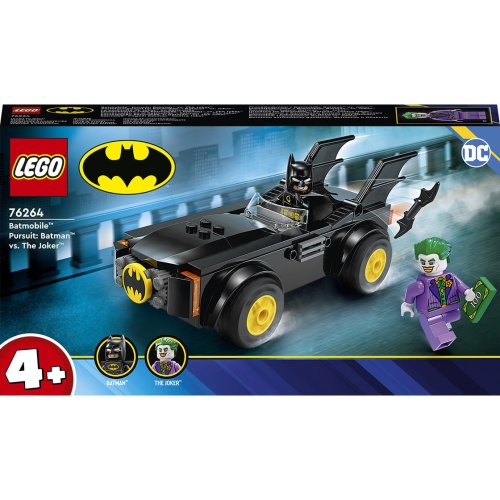 Конструктор Lego DC Batman Погоня на Бэтмобиле: Бэтмен против Джокера, 54 детали 76264