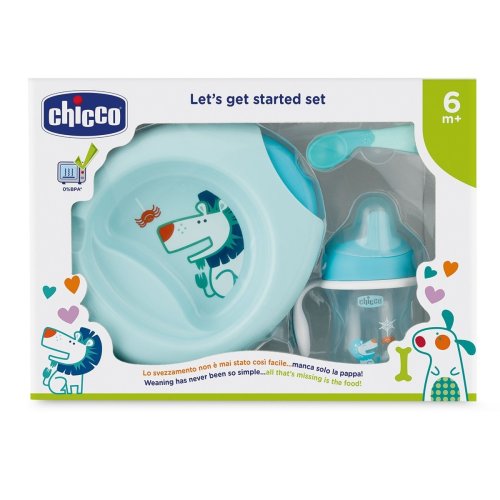 Подарочный набор посуды "Meal Set", от 6м + (мальчик)