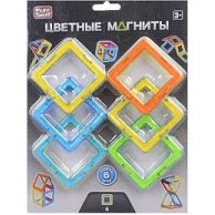 Конструктор магнитный PLAY SMART "Цветные магниты" (2431)