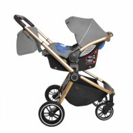 Коляска универсальная Carrello Epica CRL-8511 (3in1) Silver Grey