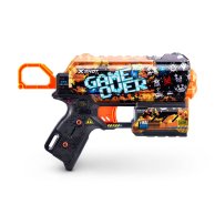 Бластер Zuru X-Shot Skins Flux Game Over, 8 патронов 36516E