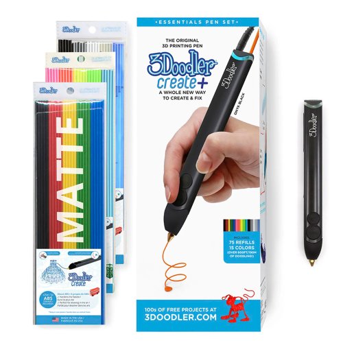 3D-Ручка 3Doodler Create Plus Для профессионального использования - Черная (8CPSBKEU3E)