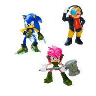 Набор игровых фигурок Sonic Prime Доктор Не, Соник, Эми, 6,5 см SON2020B