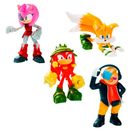 Набор игровых фигурок Sonic Prime Приключения Наклза, 6,5 см SON2040B