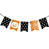 Гирлянда бумажная флажки Yes! Fun Хэллоуин "Halloween" (973629)