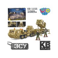 Конструктор Limo Toy Военный транспортер с фигурками, 1089 деталей KB 1155