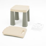 Столик с 2 стульями Doloni Toys серый 04680/11