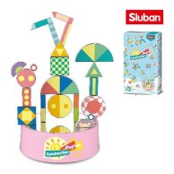 Конструктор Sluban магнитный, клоун, геометрич.фигурки, (M38-D1805)