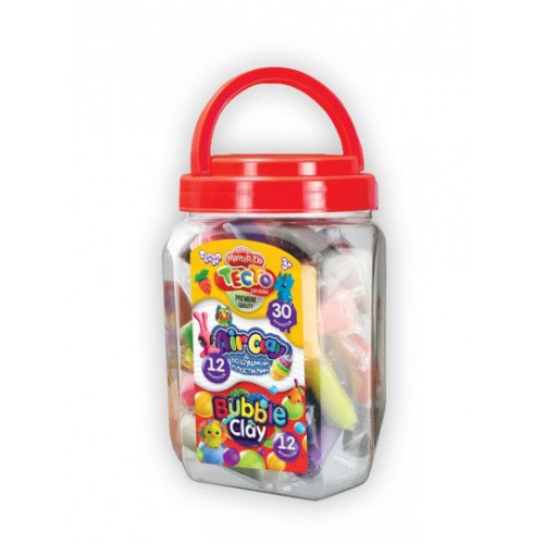 Набор для креативного творчества Danko Toys 3в1 Тесто для лепки, пластилин TAB-01-01