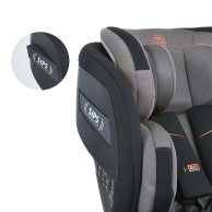 Автокресло ME 1117 I-CON Melange Mocca детское, фаза 1,2 (рост реб.40-150см),  i-size